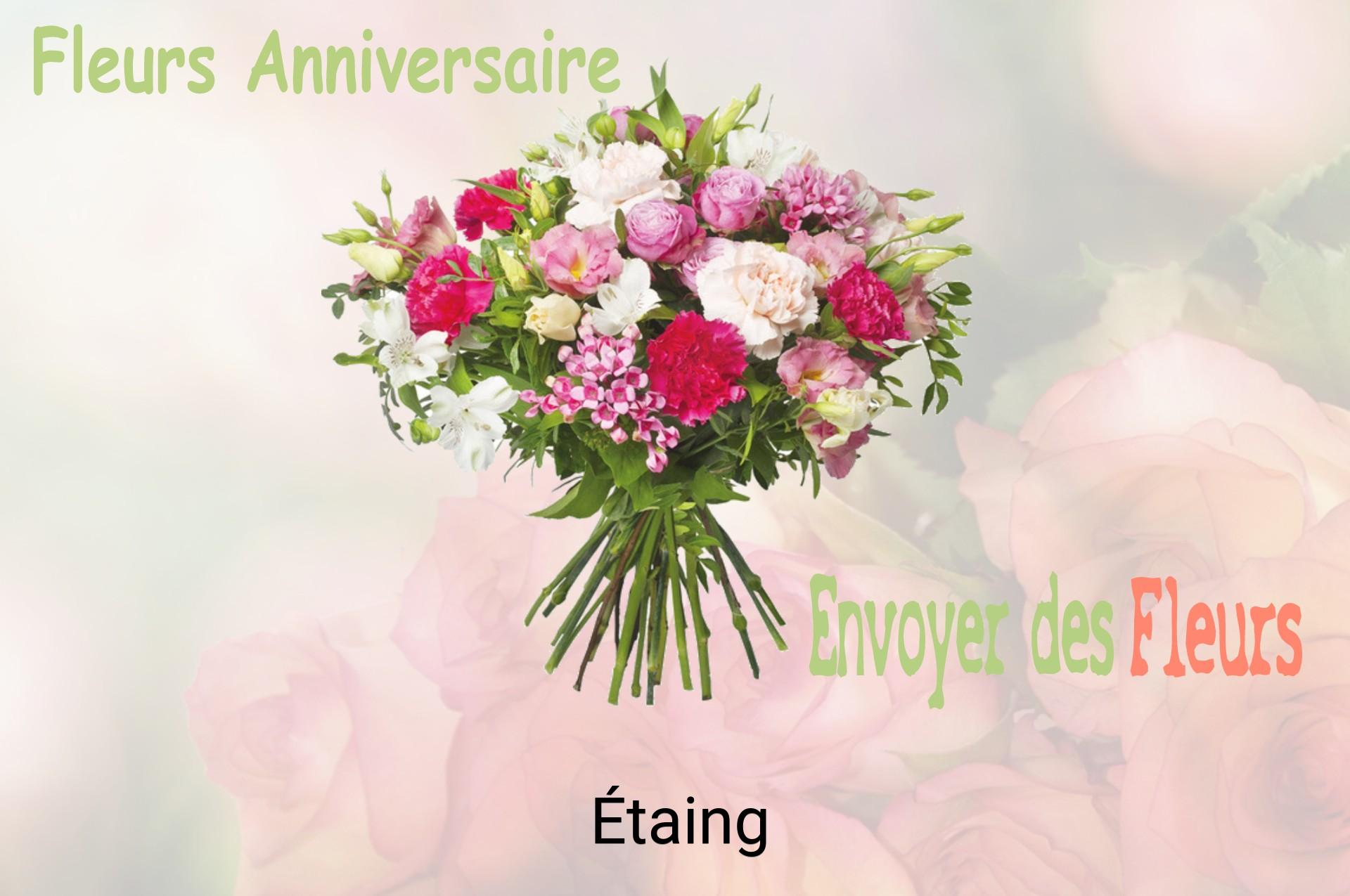 Bouquet de fleurs d’anniversaire livré à Étaing
